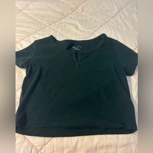 Black Crop Top